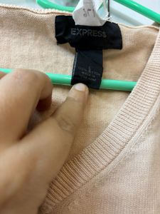 Mens Beige Sweater In Good Condition