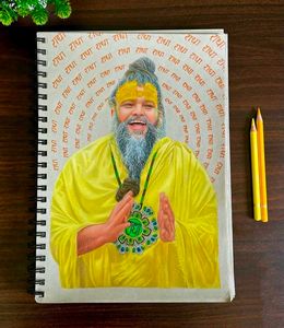 Premanand ji Maharaj Drawing