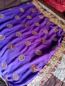 Party Wear Puple Saree