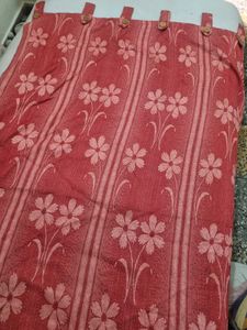 Floral Print Curtain