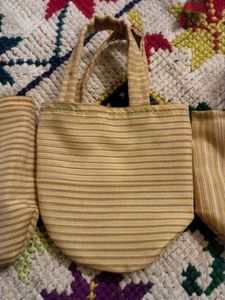 Striped Pouches (Set of 5)