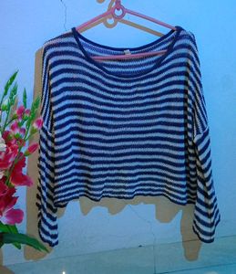 Striped Knit Top