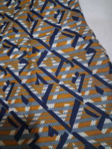 Patterned Long Sleeve Top/ Short kurti