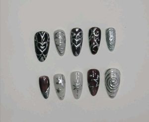 Gothic Handmade Y2K Fake nails