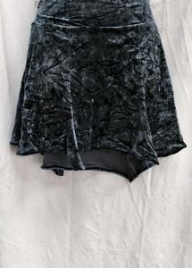 82310. Velvet Mini Skirt