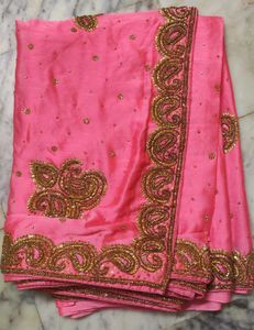 Moti Work Border Saree