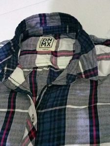 Plaid Button-Down Shirt