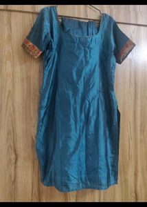 Raw Silk Chudidar Suit Set