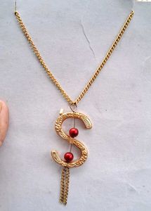 S letter pendent