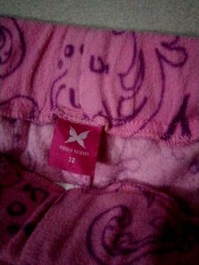 Pink Night Trouser Pant For Girls