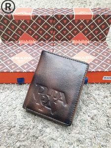PRADA Black Leather Wallet