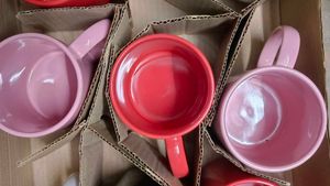 7 Coloured Ceramic Mugs(1 MUG ABSOLUTELY FREE)