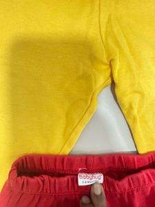 3-6 Months Babyhug Pants Pack Of 4