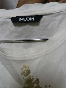 White Fringe Tank Top