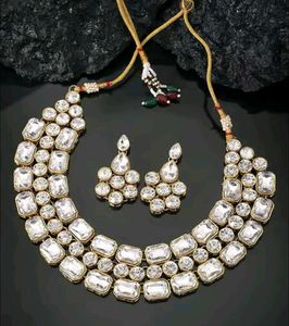Elegant Kundan Jewelry Set