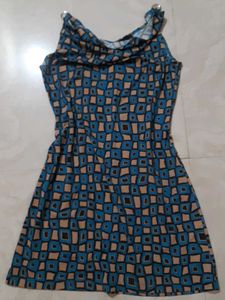 Patterned Mini Dress