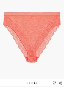 Coral Lace Panties (39-41)