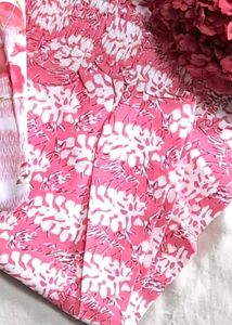 Pink Floral Pant Set