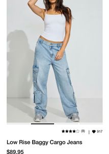 Garage Denim Cargo Pants