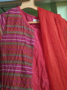 2BME Red Kurti