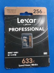 Lexar Professional 256GB SDXC UHS-I memory card