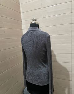 Partywear Sparkly glitter Ribbed Shirt