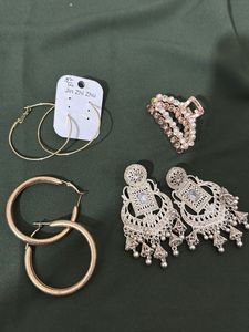 earing with clutcher