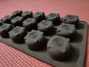 Rose Shape Silicon Chocolate Mould