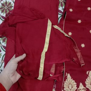 Red Suit For Bride