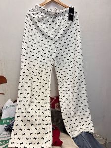 Printed Wide Leg Lounge Pants