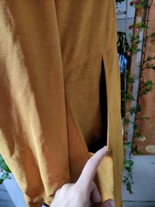 Mustard Colour Abaya