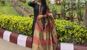 Elegant Black Kurta Set with Dupatta