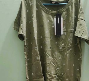 Roadster Women Olive Green Tshirt