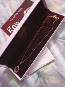 Elegant Gold Necklace 925 silver