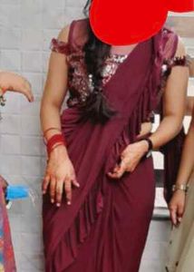 Price Drop Beautiful Lehenga Saree With Best Fabri