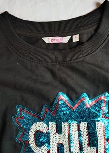 Cute Black Crop Top