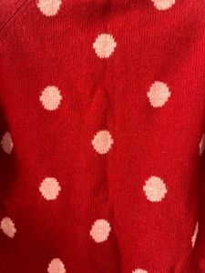 Red Polka Dot Sweater