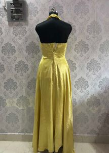 Elegant Gold Ethnic Gown