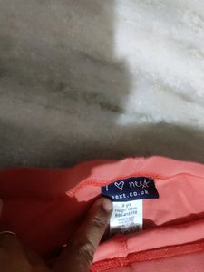 Orange Colour Shorts Girls 9-10yrs