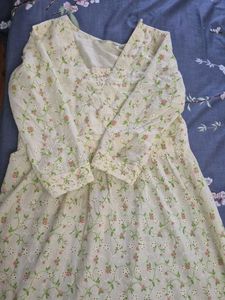 Floral Eyelet Dress