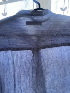 Zara Blue Striped Shirt