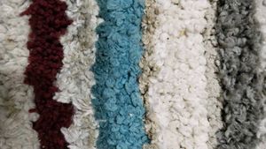 Premium Woolen Shaggy Half Moon Mat – Soft, Stylis