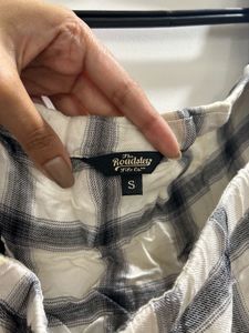 ROADSTER| Plaid Crop Top