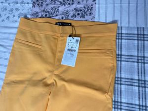 Zara L Mini Crop Flare Trouser