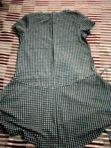 Checkered Skater Dress