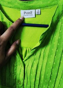 Neon Green Shirt Top 44-46