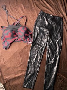 leather bottom plus padded top