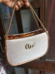 Golden Glitter Party Purse
