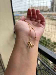 Non-tarnish Bow Neckpiece