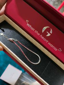 Giva Red Tennis Elegant Bracelet